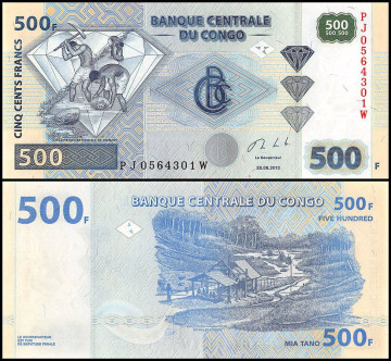 КОНГО 500 ФРАНКОВ 2013