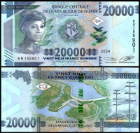 ГВИНЕЯ 20000 ФРАНКОВ 2024 ГОДА 