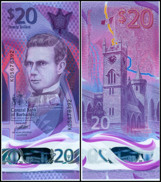 БАРБАДОС 20 ДОЛЛАРОВ 2024 ГОДА