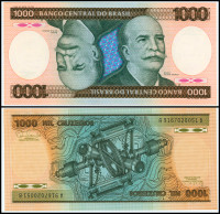 БРАЗИЛИЯ 1000 КРУЗЕЙРО 1981-1986 ГОДА 