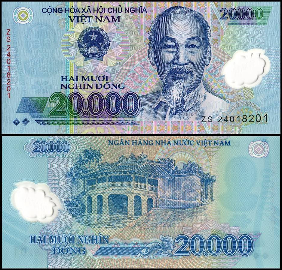 ВЬЕТНАМ 20000 ДОНГ 2024 ГОДА