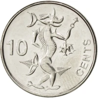 СОЛОМОНОВЫ ОСТРОВА 10 ЦЕНТОВ