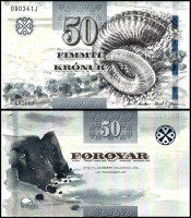 ФАРЕРСКИЕ ОСТРОВА 50 КРОН 2011 ГОДА