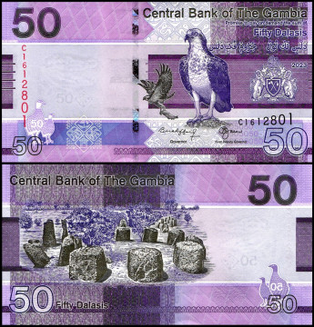 ГАМБИЯ 50 ДАЛАСИ 2023 ГОДА