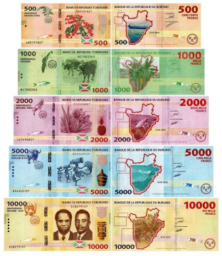 БУРУНДИ 1000 ФРАНКОВ 2021 ГОДА 1