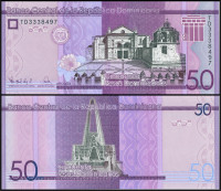 ДОМИНИКАНСКАЯ РЕСПУБЛИКА 50 ПЕСО 2024 ГОДА