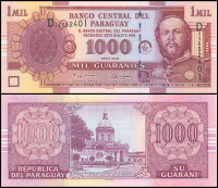 ПАРАГВАЙ 1000 ГУАРАНИ 2005 ГОДА