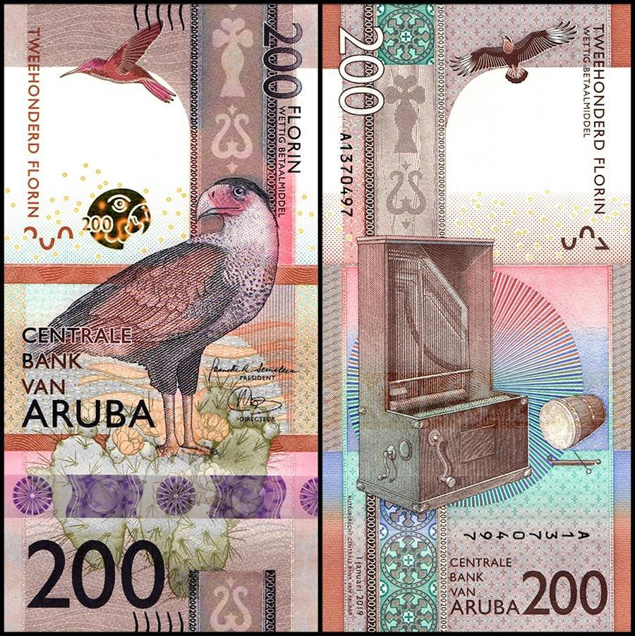 АРУБА 200 ФЛОРИНОВ 2019 ГОДА 