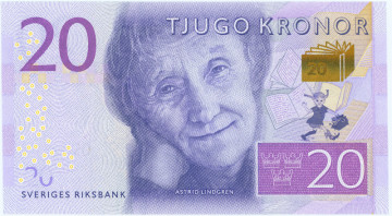 ШВЕЦИЯ 20 КРОН 2014 ГОДА 