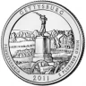 США 25 ЦЕНТОВ 2011 ГОДА ГЕТТИСБЕРГ D