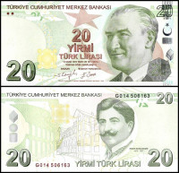 ТУРЦИЯ 20 ЛИР 2025 ГОДА