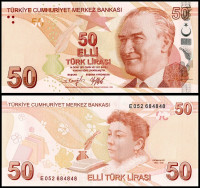 ТУРЦИЯ 50 ЛИР 2024 ГОДА