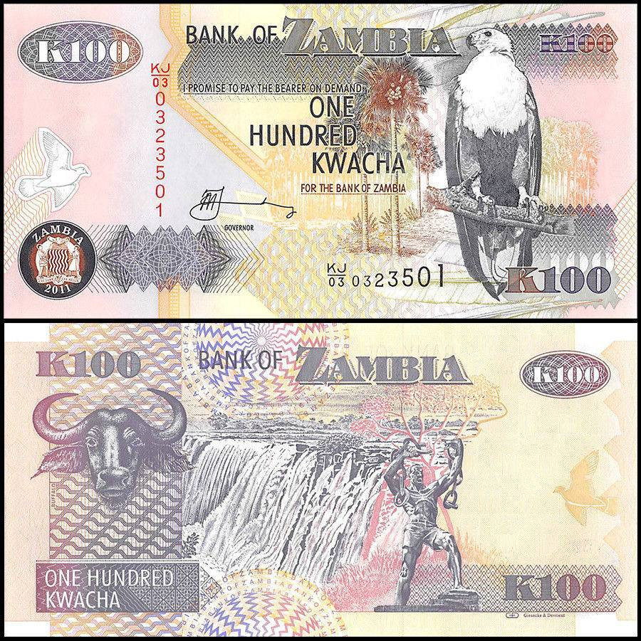 ЗАМБИЯ 100 КВАЧА 2011