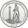США 25 ЦЕНТОВ 2013 ГОДА МЕЖДУНАРОДНЫЙ МЕМОРИАЛ МИРА P